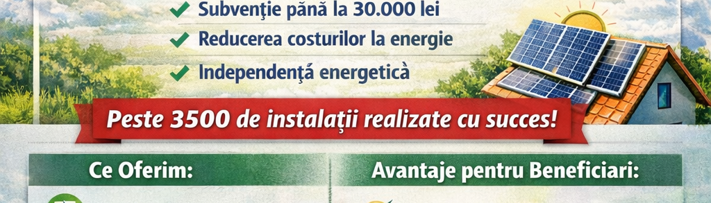 🌞 MACO Construct și MACO Solar în Programul Casa Verde 2023–2024 – Energie Verde pentru Casele României