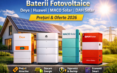 Baterii pentru panouri fotovoltaice – preț, avantaje și merită investiția în 2026?