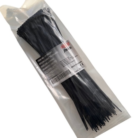 Coliere plastic negru 292X3.6 (Set 100 buc)