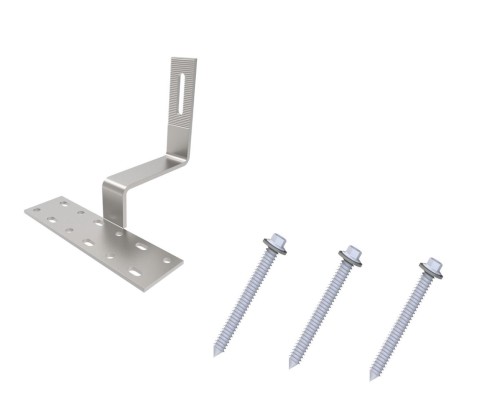 Carlig fix  prindere panou fotovoltaic pe tigla +3 suruburi LP