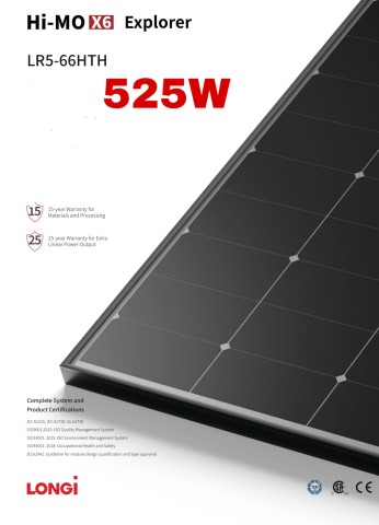 Panou fotovoltaic Longi LR5-66HTH-525M