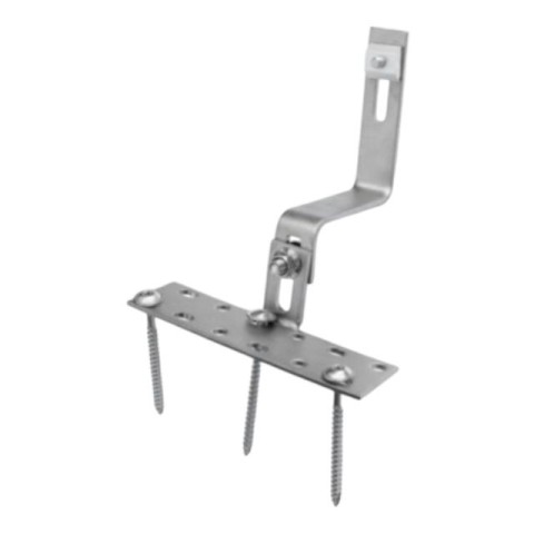 Carlig ajustabil prindere panou fotovoltaic pe tigla+ 3 suruburi +bolt