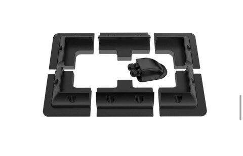Coltar din plastic pentru panou solar - suporturi de montare panou solar pe rulote,autoroulote ABS LP