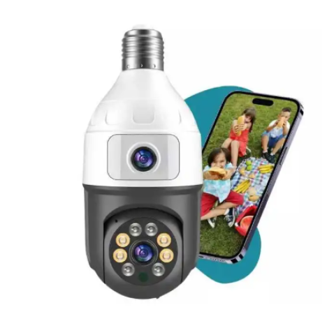 Camera de supraveghere video in bec GUN BALL IP44, 4MP, Senzor de miscare