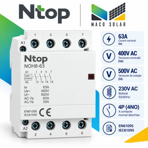 Adaptor AC 4P 4NO