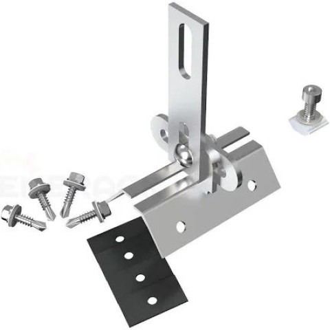 Element fixare tabla sandwich cu garnitura +4 suruburi+bolt