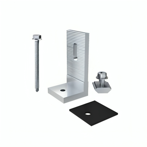 Profil L 165mm cu garnitura + surub de lemn + bolt LP