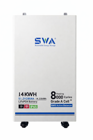 Baterie SWA 14.33KW LifePO4, IP65, celule EVE, 280AH, aerosol antiincendiu , 51.2V-  cu incalzire