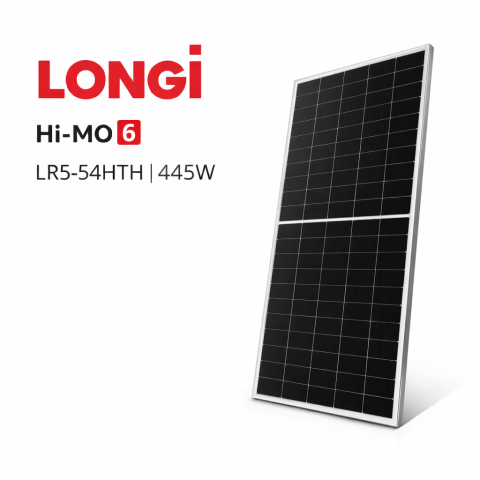 Panouri fotovoltaice LONGI 445W monofaciale Hi-MO6 LR5-54HTH-445M