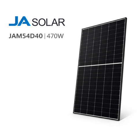 Panouri fotivoltaice JA SOLAR 470W N-TYPE Black Frame JAM54D40-470-LR