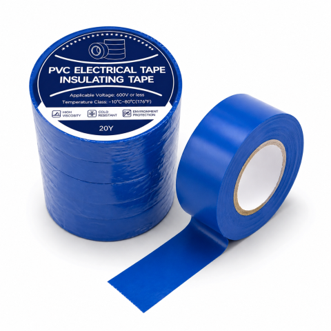 Bandă Izolatoare Electrică PVC 600V –19m , Albastra