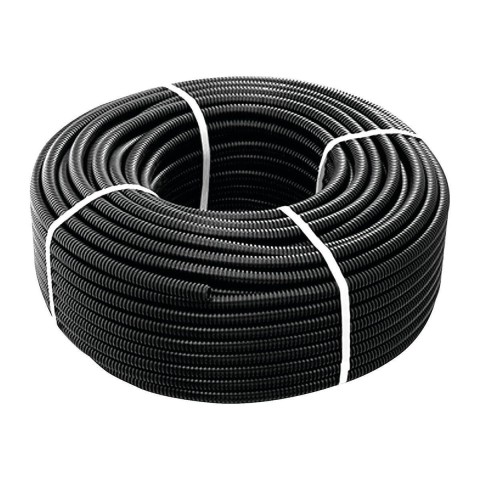 Tub gofrat flexibil PVC D16, 320N pentru instalații electrice – Rolă 100 m