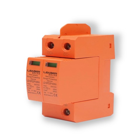 Descarcator DC 600 V cu semnalizare fotovoltaice SPD2P-40KA-600V