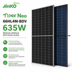 Panou Fotovoltaic Jinko 635W Tiger Neo 635W Bifacial TOPCon N-Type