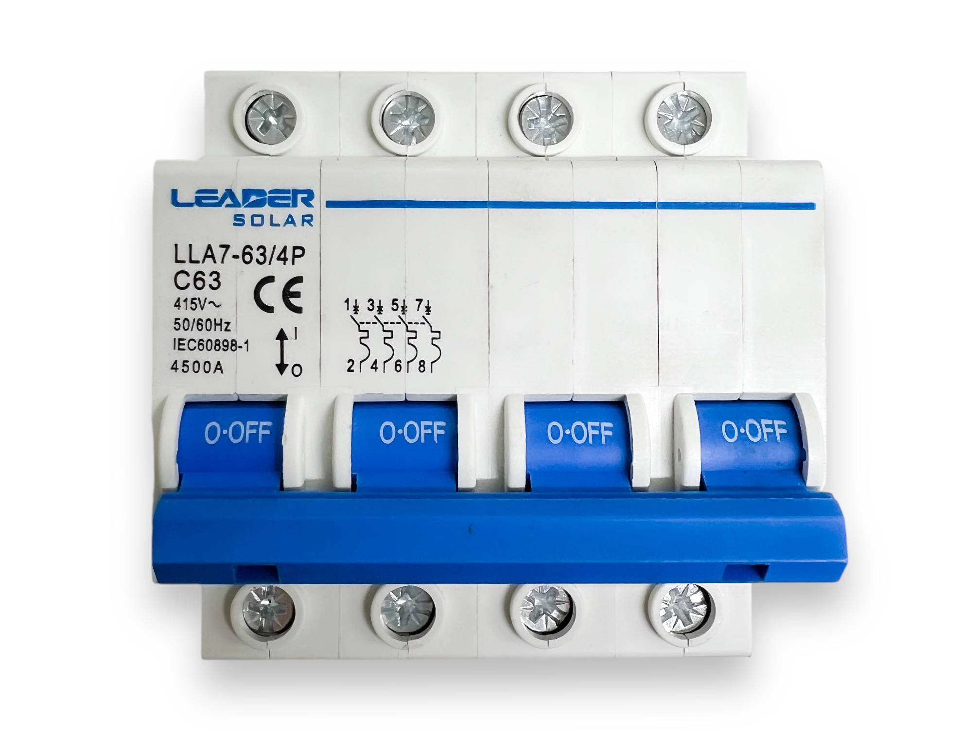 Componente electrice - Siguranta automata 4P 63-63A (tetrapolara)