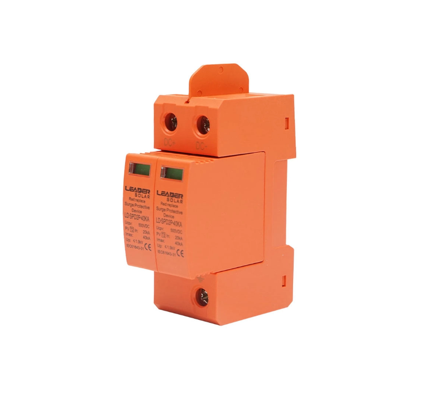 Componente electrice - Descarcator DC 800V la supratensiune LD-SPD-2P-40kA-800VDC