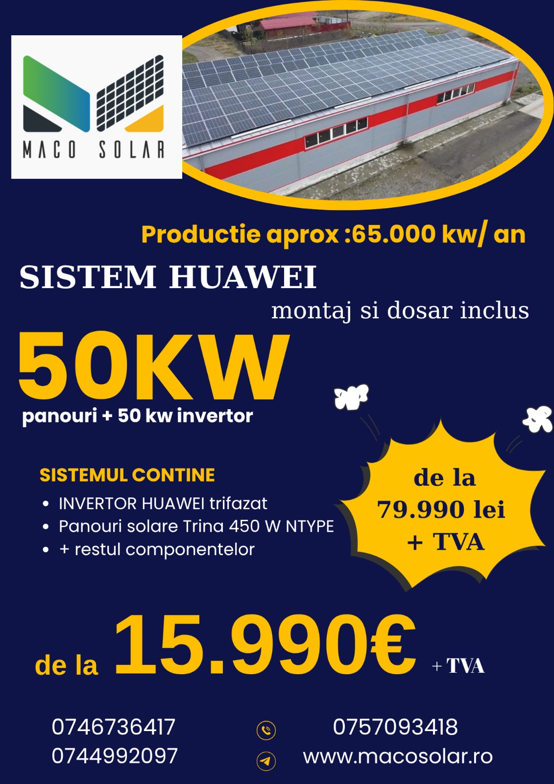 Sistem huawei 20kw